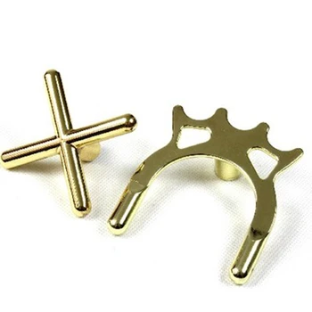 

2pcs Set Brass Bridge Head Pool Cue Stick Frame Pole Accessories For Snooker Billards 9 Ball FH99