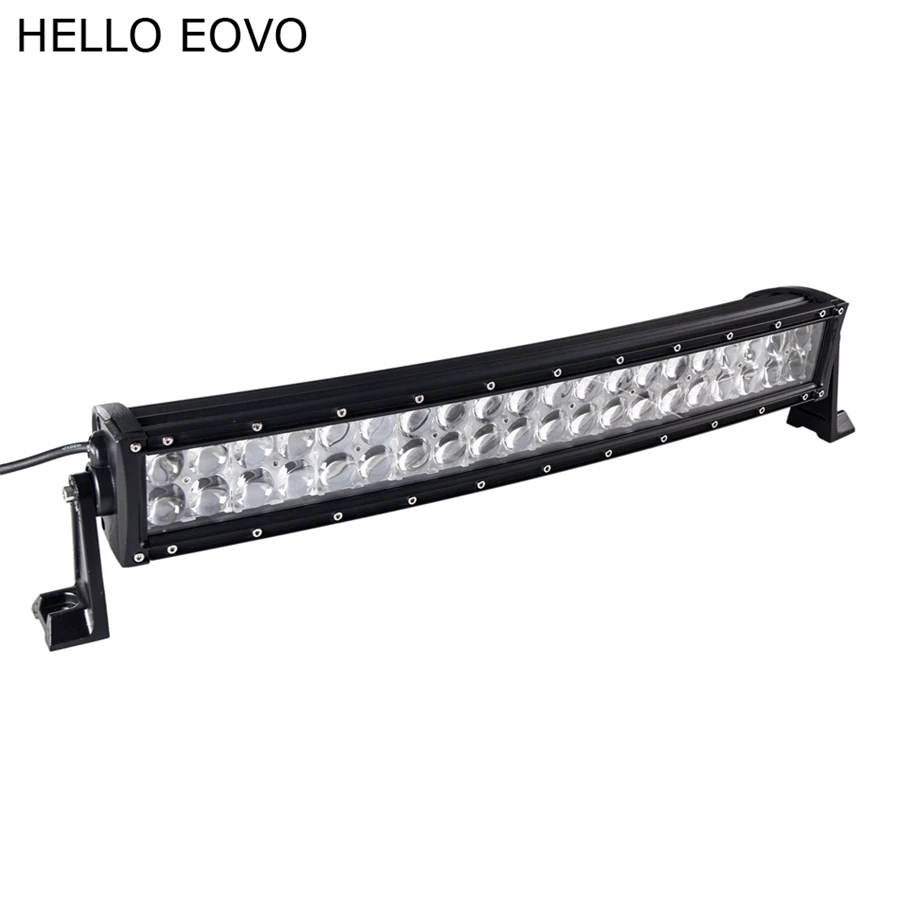

HELLO EOVO 4D 22" Inch 200W Curved LED Light Bar for Work Indicators Driving Offroad Boat Car Tractor Truck 4x4 SUV ATV 12V 24v