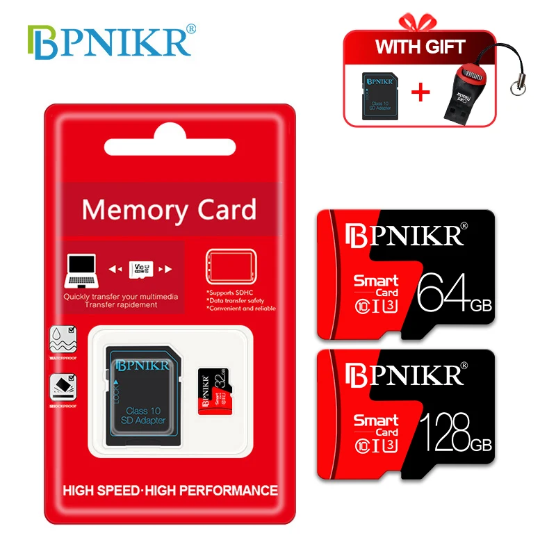 

Class 10 memory card 8GB 16GB 32GB micro sd card 64GB 128GB tarjeta microsd 32gb mini TF card 4GB flash drive with Free adapter