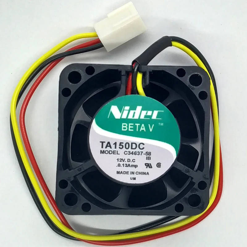 2 шт./лот для NIDEC TA150 C34637-58 4020 4 см DC 12V 0.13A 3 линии два шариковый подшипник вентилятора