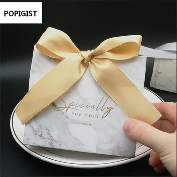 

30PCS Grey Marble Lines Candy Bag Box for Party Table Decoration/Event Party Supplies/Wedding Favours Gift Boxes