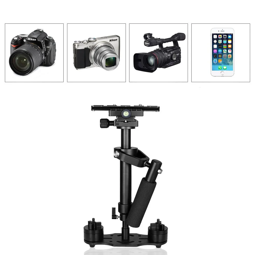 Kaliou S60 Камера стабилизатор 60 см Алюминий стедикам Ручной Стабилизатор для Gopro 6 5 4 3 2 1 Камера цифровая зеркальная камера Studio