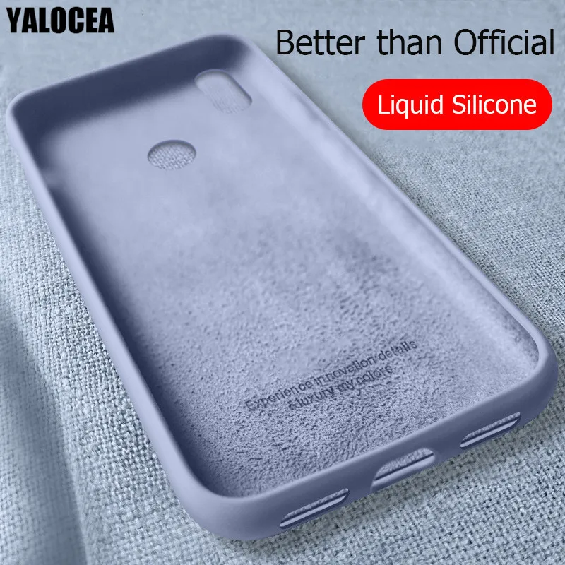 

YALOCEA Original Liquid Silicone Phone Case For Oppo Ax7 Reno 10x Zoom Realme X Lite K3 A3s F11 F9 R17 Pro RX17 Neo Phone Cover