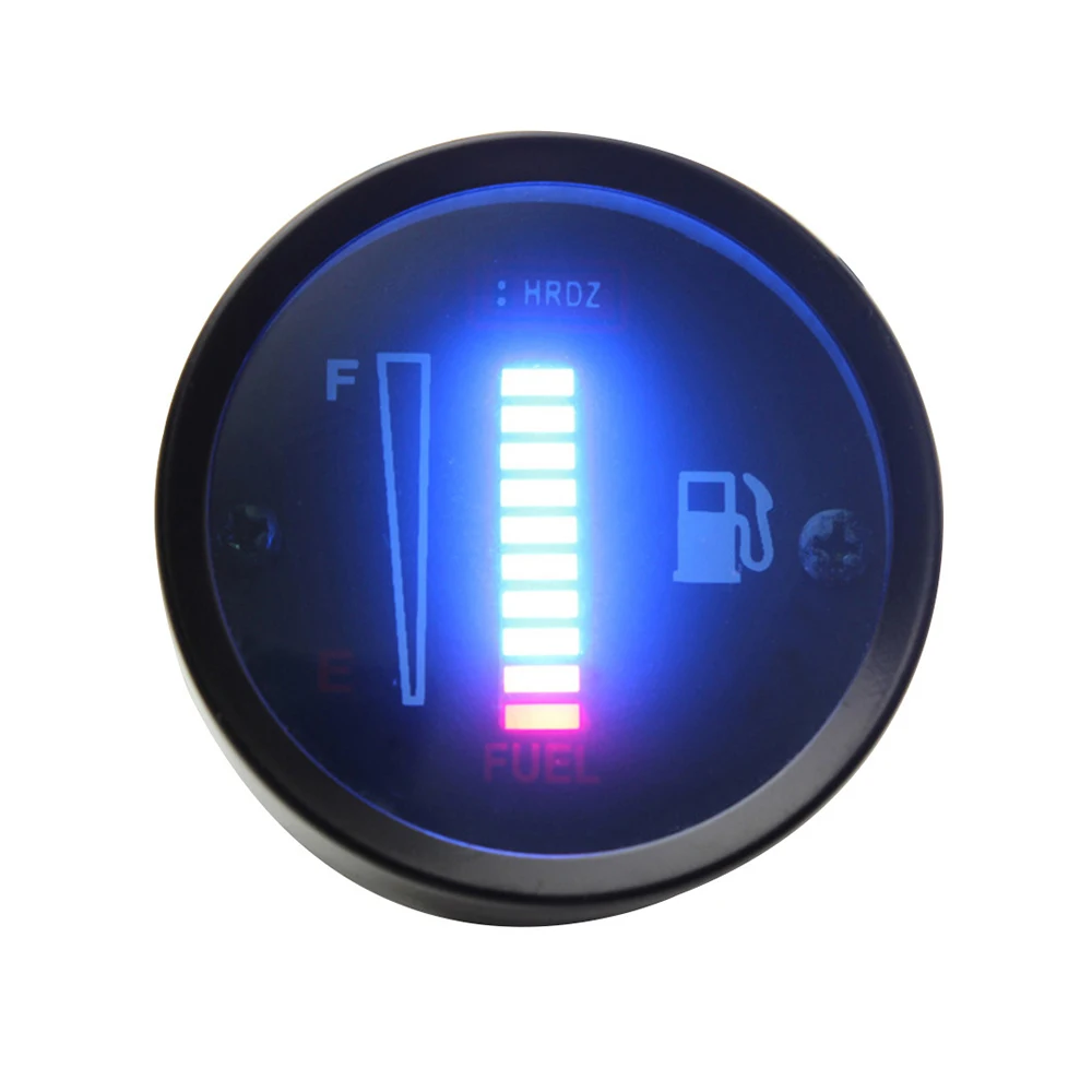 

Universal Fuel Gauge 12V LED Fuel Gauge 2 Inch 52mm Mobile Modified Instrument 10LED Fuel Level Meter Digital Gauge Car Styling