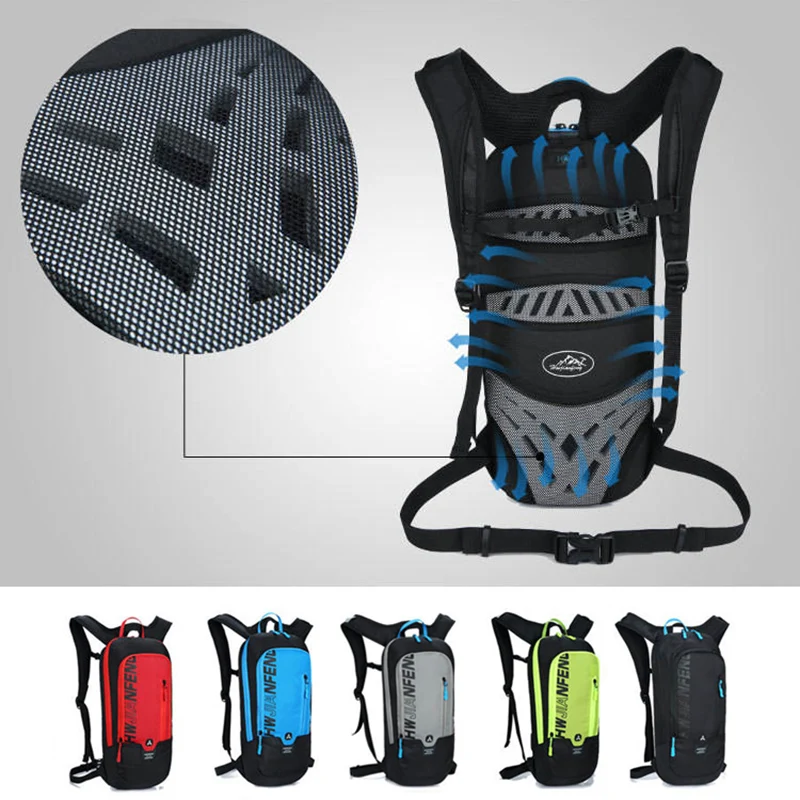 Водонепроницаемый велосипедный гидратационный рюкзак, 6л MTB дорожные велосипедные сумки для мужчин и женщин, велосипедные альпинистские рюкзаки для верховой езды, без сумки для воды
