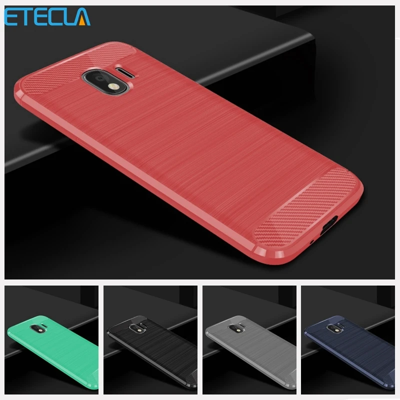 

For Samsung Galaxy J2 2018 Case On Samsung Galaxy J2 2018 Cover Premium Original Silicone Mix Hybrid Protective Soft Shell