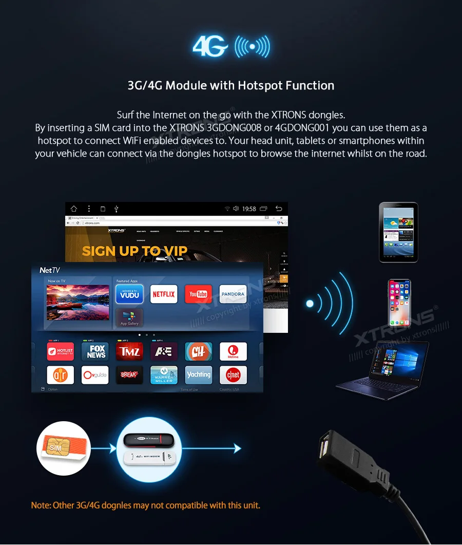 Cheap XTRONS 10.1" Android 8.1 Octa Core Radio 32GB Rotatable Face Panel 2.5D Curved Screen Car Stereo Player GPS OBD 1 & 2 DIN No DVD 16