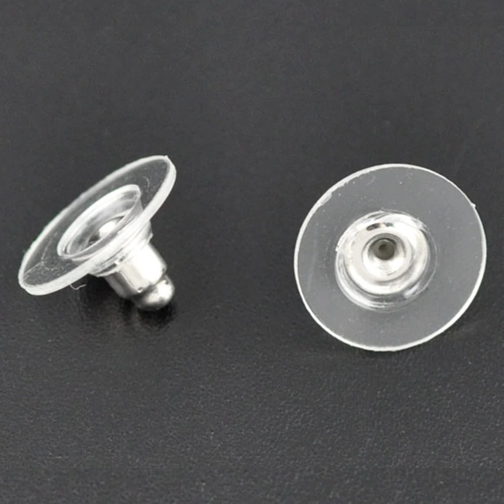 Buy DoreenBeads 100 Pairs Plastic Earring Backs