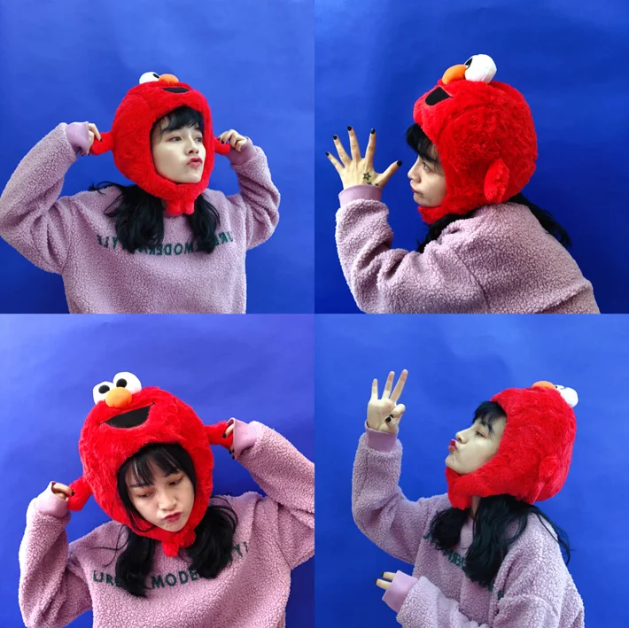 Высококачественная мягкая плюшевая игрушка Elmo с изображением кунжута в виде