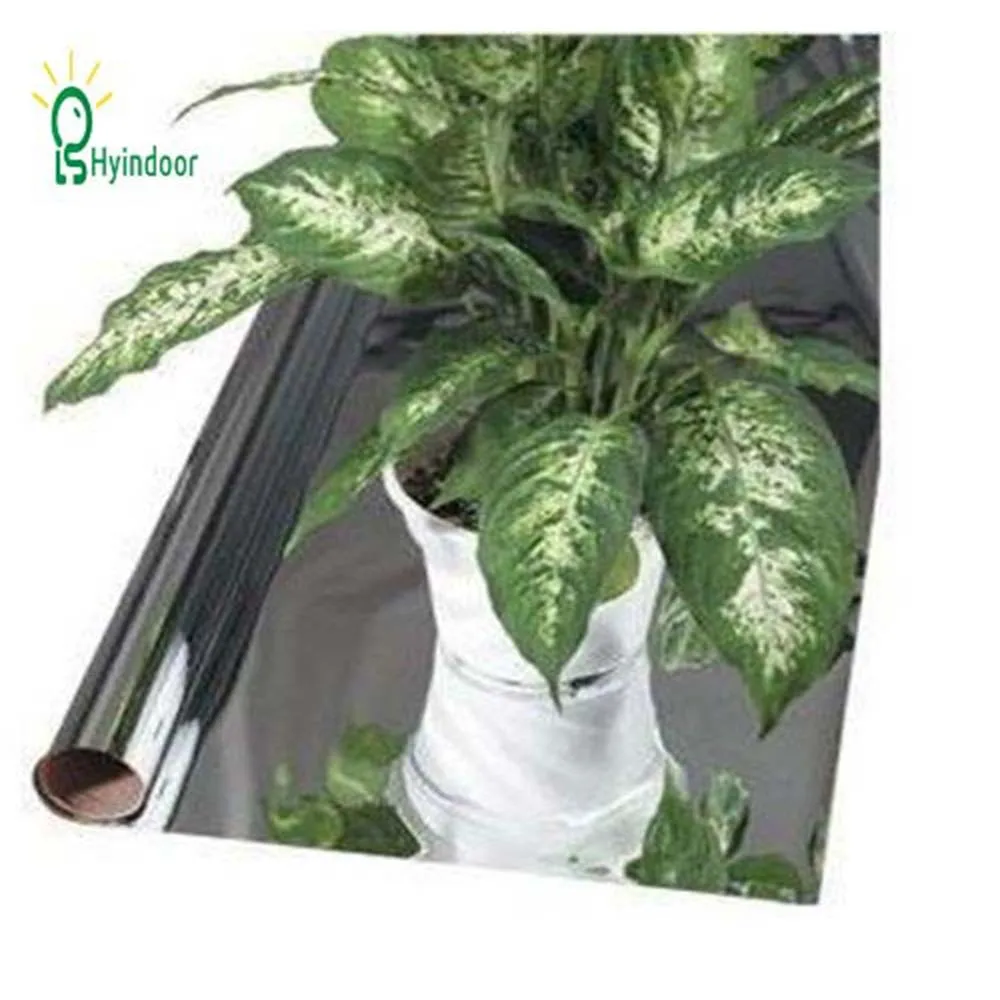 Hyindoor 4 мил толщина 48 ''* 50 футов Светоотражающая майларовая пленка для