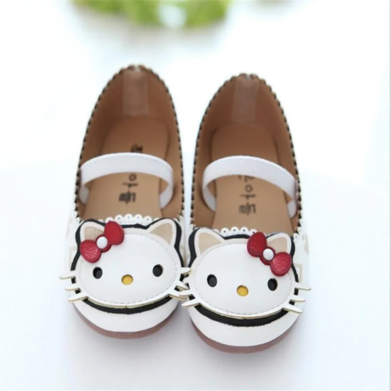2017 New Fashion Girl cute hello kitty single shoes princess Student