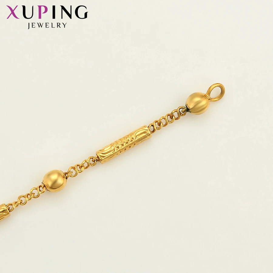 Xuping элегантное романтическое ожерелье из чистого золота с покрытием длинное ожерелье для женщин и мужчин ювелирные изделия на цепочке вечерние подарки S200.5-45673