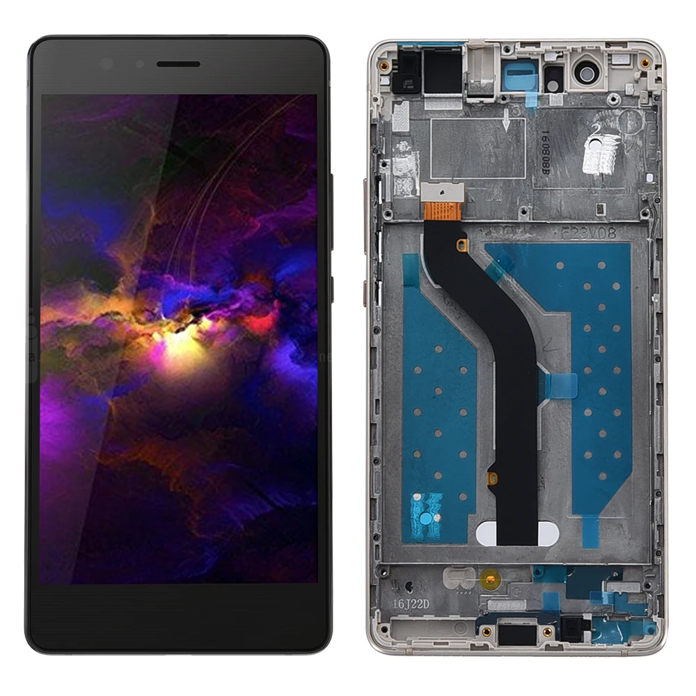5 2-дюймовый AAA качественный ЖК + рамка для HUAWEI P9 Lite ЖК-экран дигитайзер сборка 1920*1080