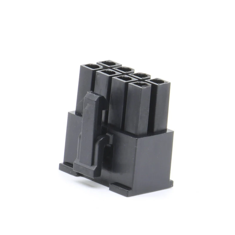

8P Molex black 4.2mm connector plug 5557 male plastic shell computer ATX power car