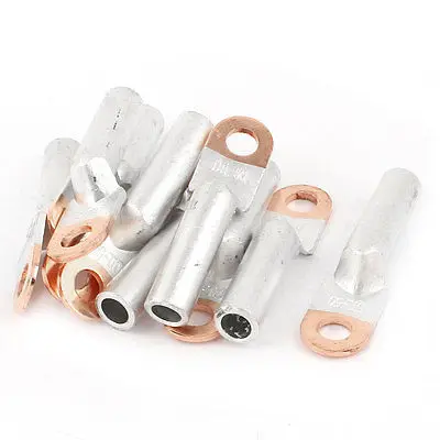 

10Pcs 1 AWG M10 Stud Aluminum Copper Lug Battery Cable Connector Terminals