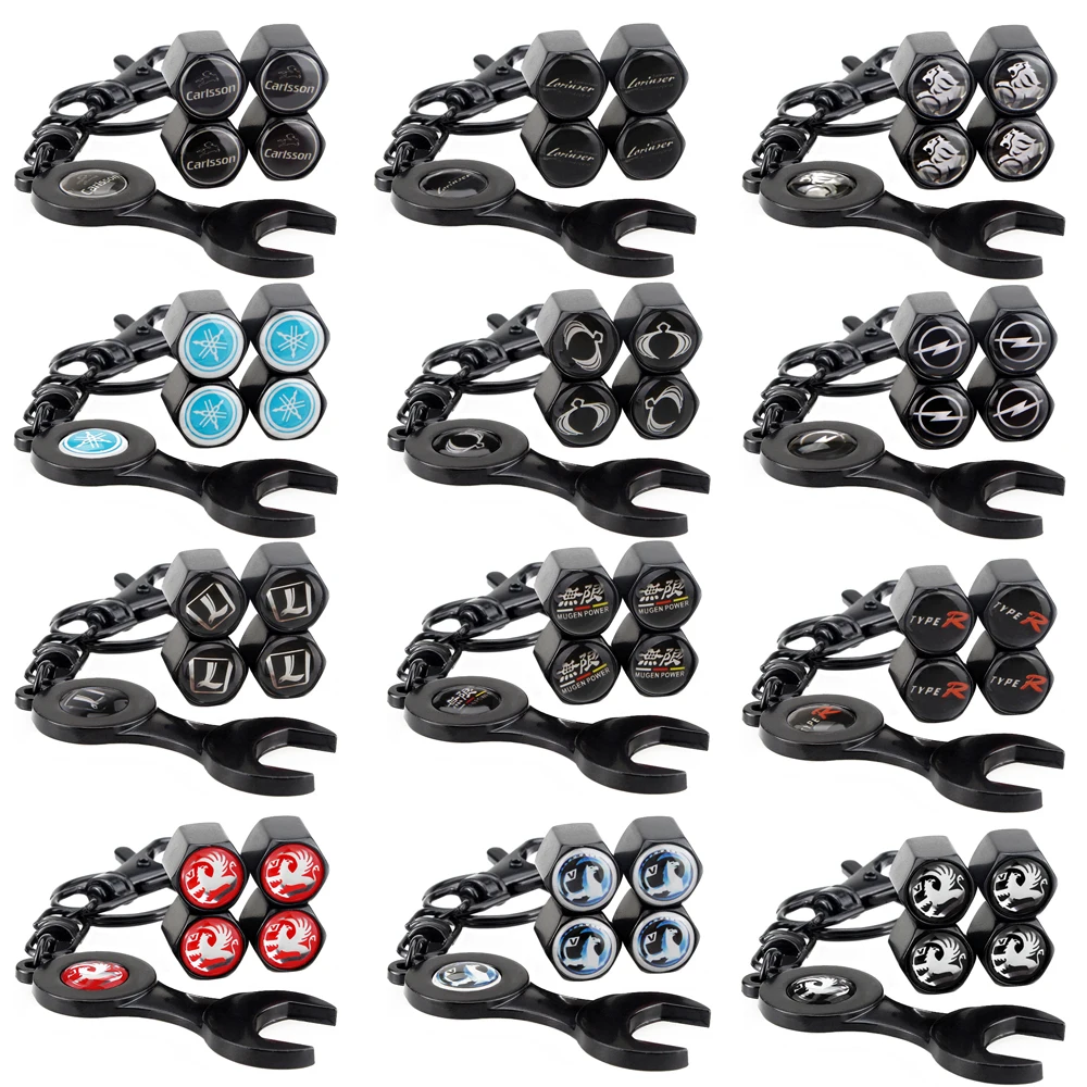 

Auto Tyre Accessories for Yamaha Vauxhall Opel Mercedes Benz Honda Accord Holden Luxgen Ssangyong Car Wheel Valve Caps Wrench