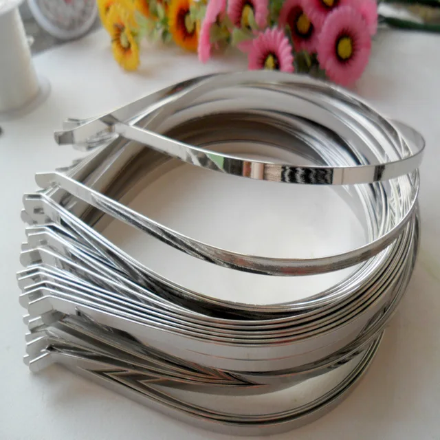 Special Offers Wholesale 3mm 5mm 7mm DIY Metal Hairbands Hair headbands DIY Accessory Hair Hoops for jewelry Girls Headwear 20pcs/lot