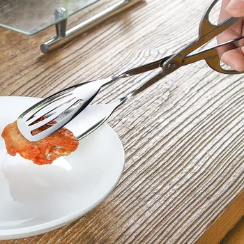 

1Pcs Stainless Steel Food Clip Baked Food Clip Fried Steak Steak Clip Barbecue Clip Baking Pastry Tools