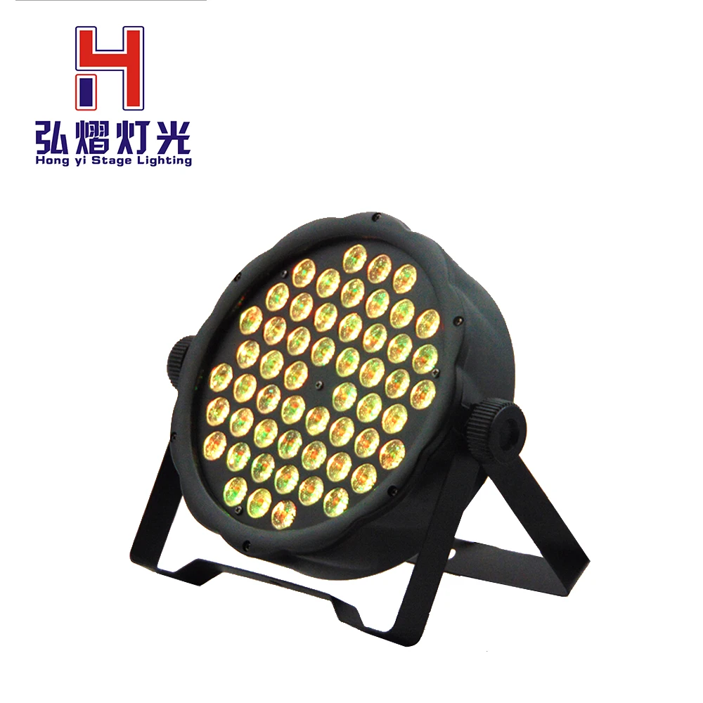 

LED Par Can light 54x3W RGB Full color dmx control With 7 Channels stage Light For DJ lighting