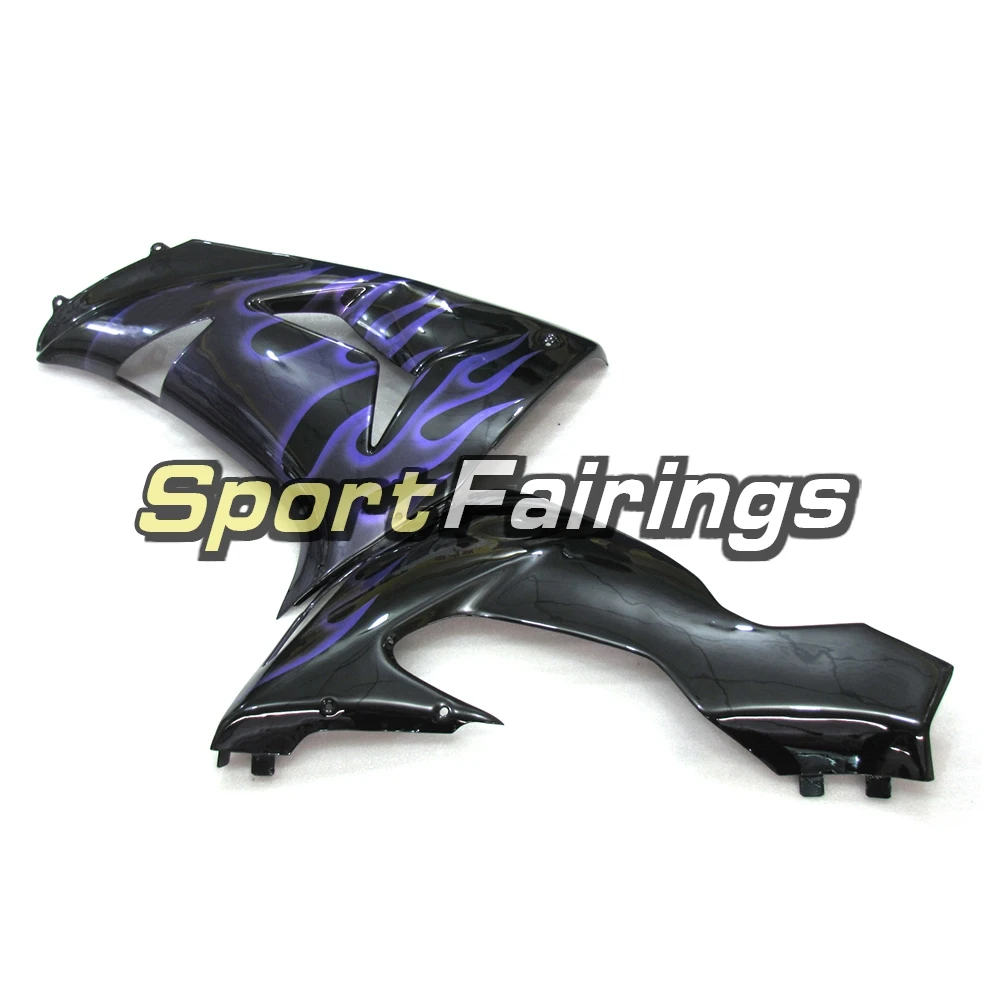 Обтекатели для Kawasaki ZX-10R ZX10R год 06 07 2006 2007 мотоциклетный обтекатель abs комплект кузов капот глянцевый черный фиолетовый пламени