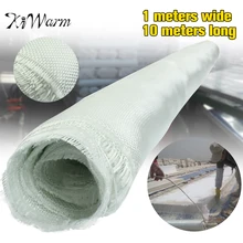 KiWarm 1 шт. белая Стекловолоконная ткань тканая ровинговая ткань стекловолокно полотняное плетение Стежка ткань инструменты DIY материалы 10x1 м