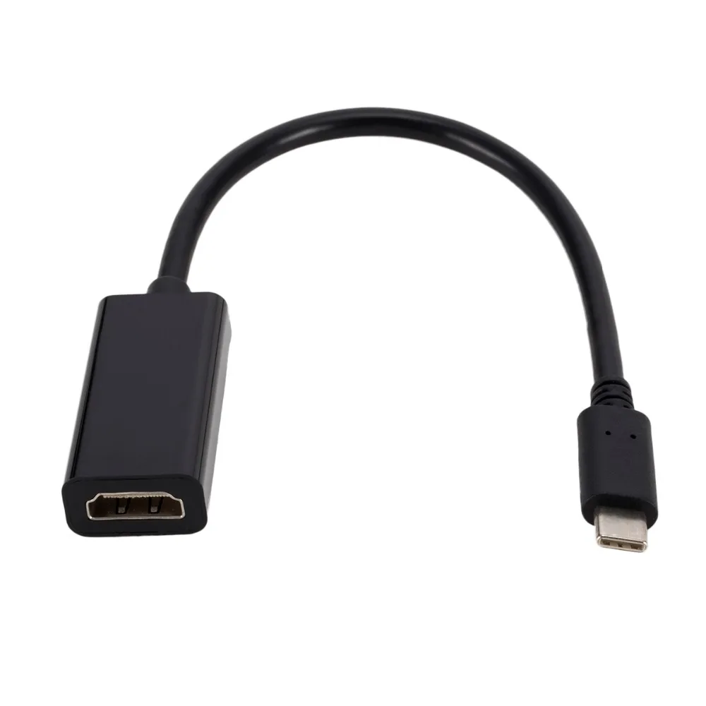 MEMTEQ 16 см usb type c usb hdmi кабель черный Тип c к HDMI HD кабель USB 3,1 к HDMI компьютерный телефон подключен HD tv для samsung