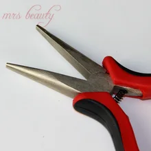 Многофункциональные плоскогубцы для наращивания с плоским наконечником для нано колец с микрошариками, профессиональные щипцы для наращивания волос для удаления волос