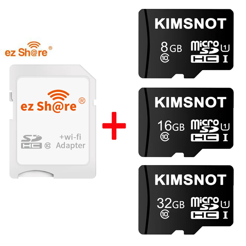 Ez share ezshare беспроводная wifi SD карта TF адаптер карты Micro SD кард-ридер Поддержка 8 ГБ 16 ГБ 32 ГБ MicroSD карта