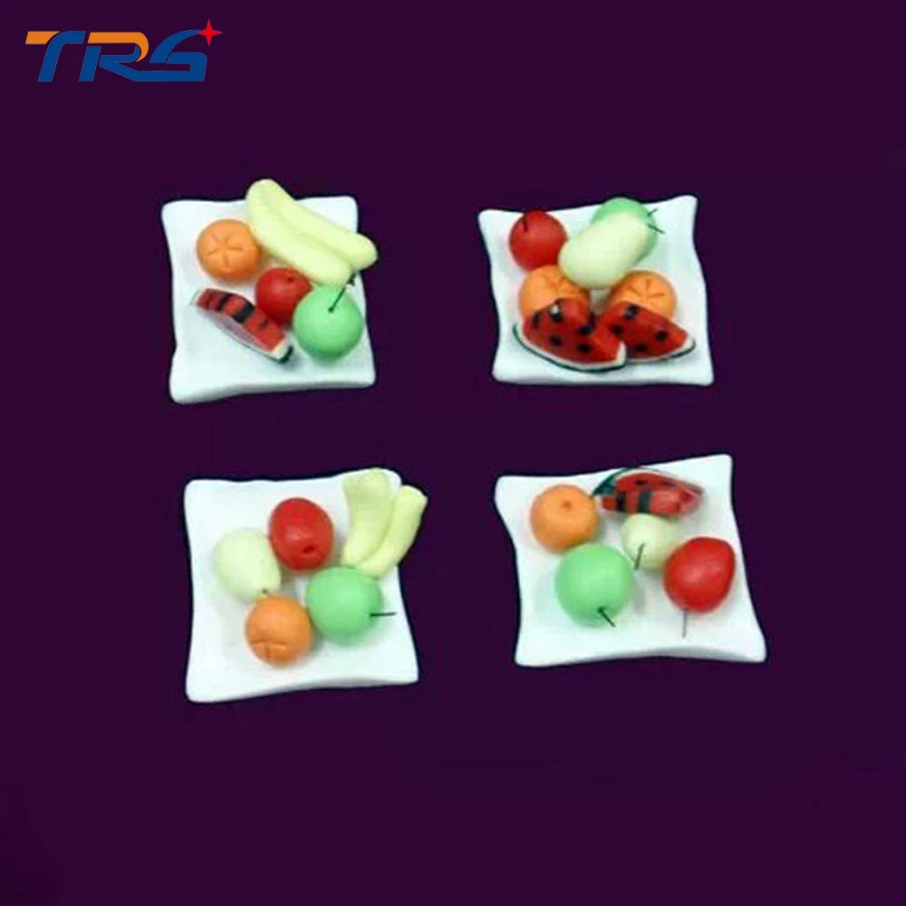 

Teraysun 1:30 scale mini ceramic Vegetable dishes Vegetable miniature Fruit bowl compote model for ho train design layout