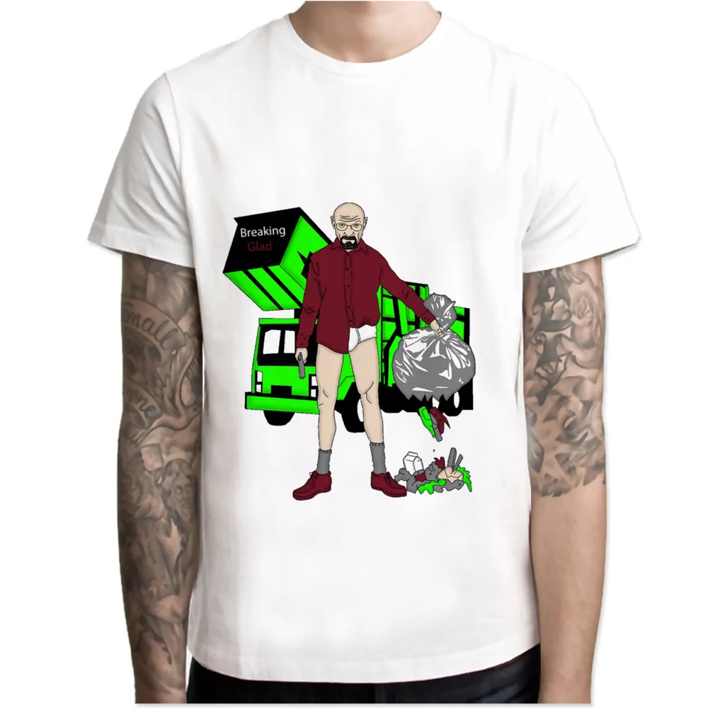 breaking bad t shirt men white t shirt boy tshirt anime t breaking bad clothing color chart