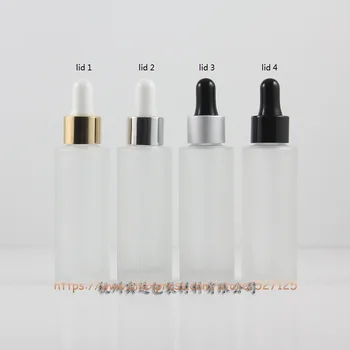 

30ml clear frosted(Natural) glass bottle + dropper lid,dropper essential oil bottle,professional cosmetic container