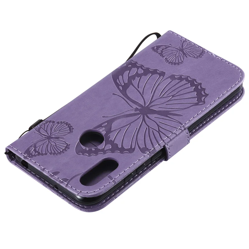 Butterfly Wallet Case For Huawei Y5 Y6 Y7 Y9 Prime Y6 Y5 Y9 Cover Flip TPU Leather Book Honor 7A Pro 7C 7S 8A 8S Cases