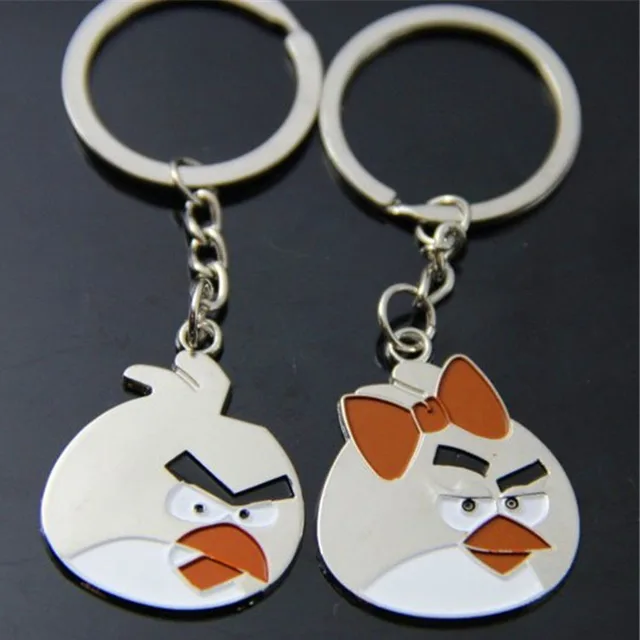 Anime Keychain Birds Cute Lovers Couples Men Women Kids Boys Girls Games Key Chain Ring Cover