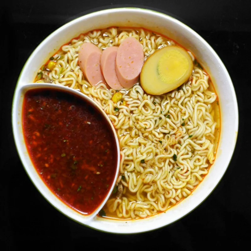Oyster Sauce Oil Filter Bowl Instant Noodle With Lid Japanese Filter