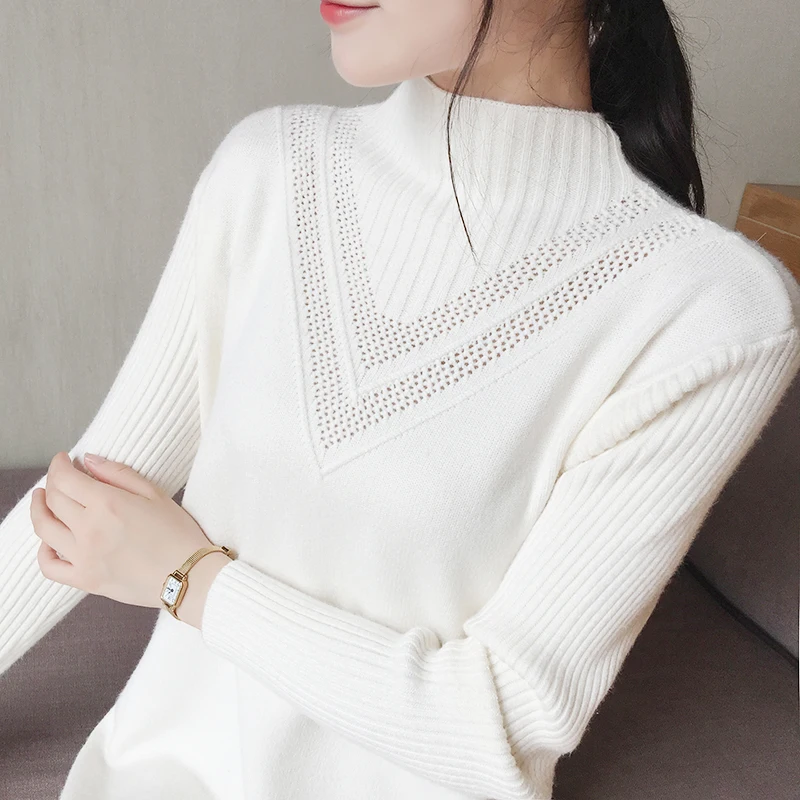 

2019 New Women Dress Autumn Winter Sweater Dresses Casual Turtleneck Knitted Dress Sexy Bodycon Mini Dress