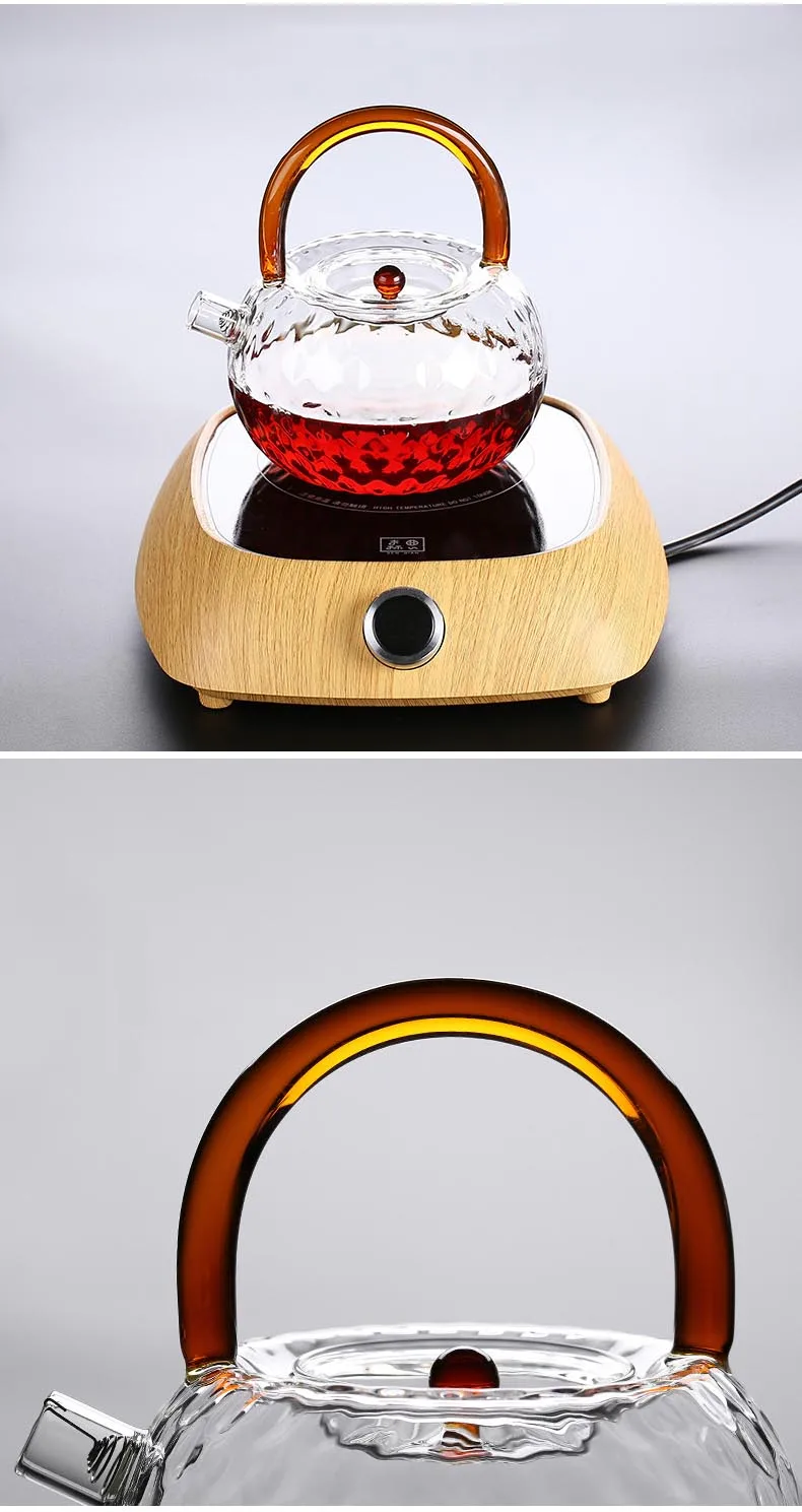 220 V японский ПК керамический электрический нагреватель термостойкий стеклянный чайник/Китайский кунг-фу чайный сервиз аксессуары посуда для напитков плита