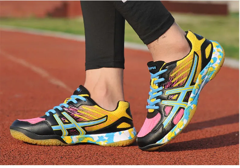 2019 New Sneakers Men Volleyball Shoes Unisex Light Sports Breathable Badminton Shoes Women Sneakers Wear-resistant (14)