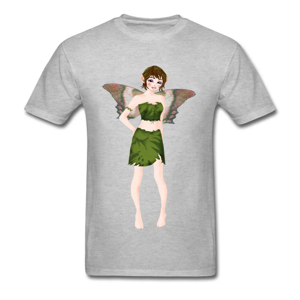 Little But Fierce Urban Fairy Summer 100% Cotton Fabric O Neck Tops T Shirt Short Sleeve Funny Clothing Shirt Funny Top T-shirts Little But Fierce Urban Fairy grey