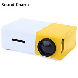 Звук Шарм YG300 мини светодиодный видео портативный домашний проектор с HDMI USB звуковая карта TF порты