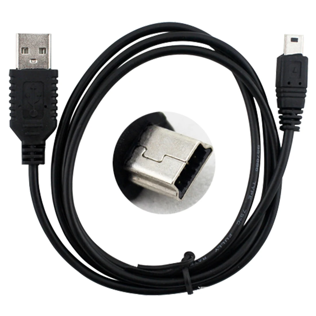 Marsnaska 50 см Mini USB 2 0 A Male to 5 Pin B зарядный кабель для передачи данных адаптер MP3 Mp4