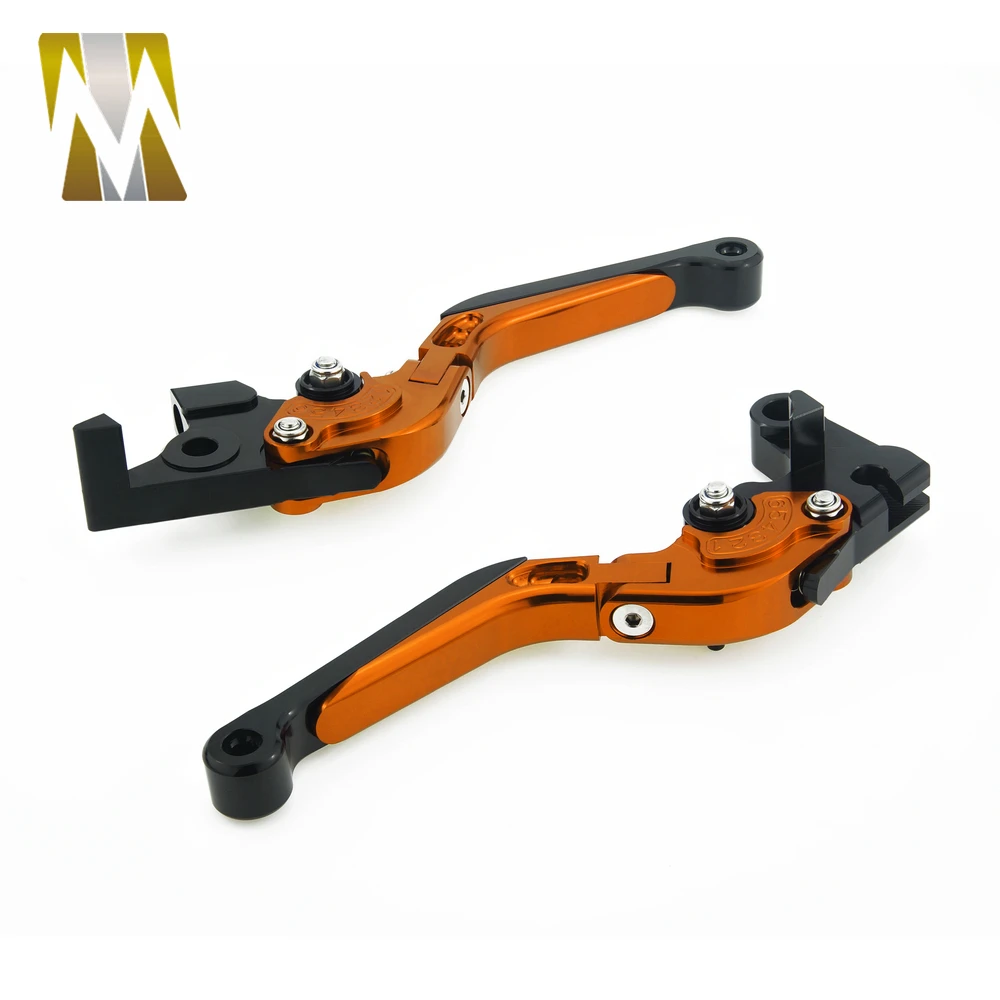 For Yamaha MT07 MT09 FZ1 FZ6 FAZER FZ6R XJ6 DIVERSION Folding Extendable Adjustable Brakes Clutch Levers CNC Aluminum (8)