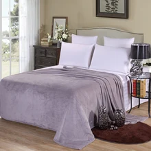 Европейский стиль серый чистый цвет домашний текстиль, одеяла Рождественский подарок одеяло на кровать диван путешествия мягкое покрывало постельные принадлежности