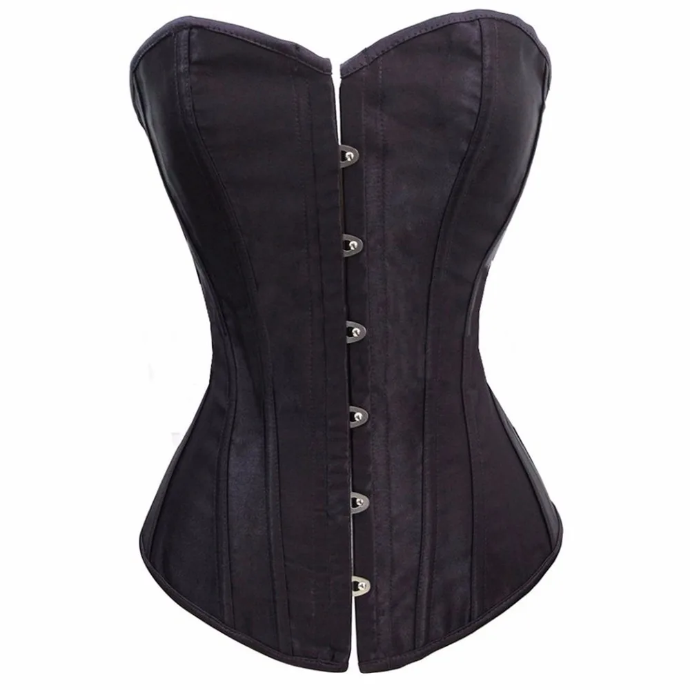 Women Corset Bustier Sexy Corselet 2017 Plus Size Waist Trainer Women Bone Bustier Corset With 