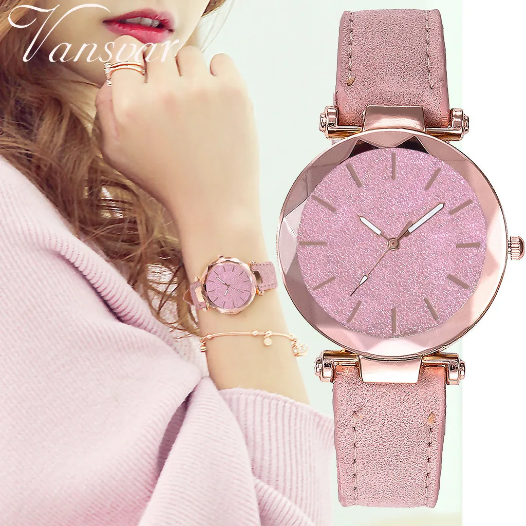 Vansvar Women Watch Casual Quartz Leather Band Starry Sky Analog Ladies Watches Fashion 2019 Relogio Feminino huismerk kopen in de aanbieding Vansvar Women Watch Casual Quartz Leather Band Starry Sky Analog Ladies Watches Fashion 2019 Relogio Feminino huismerk kopen in de aanbieding