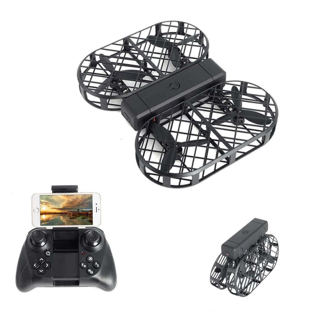 

RC Quadcopter Foldable Drone with Camera hd 480P FPV WiFi Control 2.4G 4CH 6 Axis Gyro