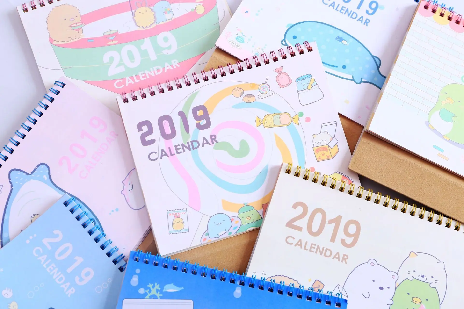 Милый мультфильм Sumikko Gurashi КИТ стоял Рабочий стол календарь Настольный To Do List ежедневнику японский канцелярские