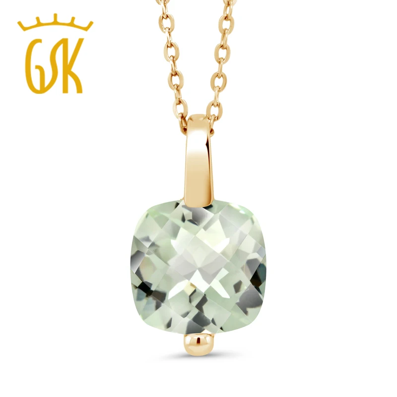 Ожерелье с кулоном из драгоценных камней для женщин 3.33Ct шахматная доска