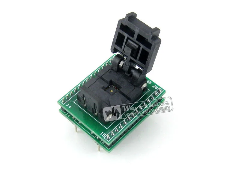 QFN28 к DIP28(A) QFN28 MLF28 MLP28 Plastronics 28QN50K15050 IC тестовая розетка адаптер программирования 0,5 мм шаг