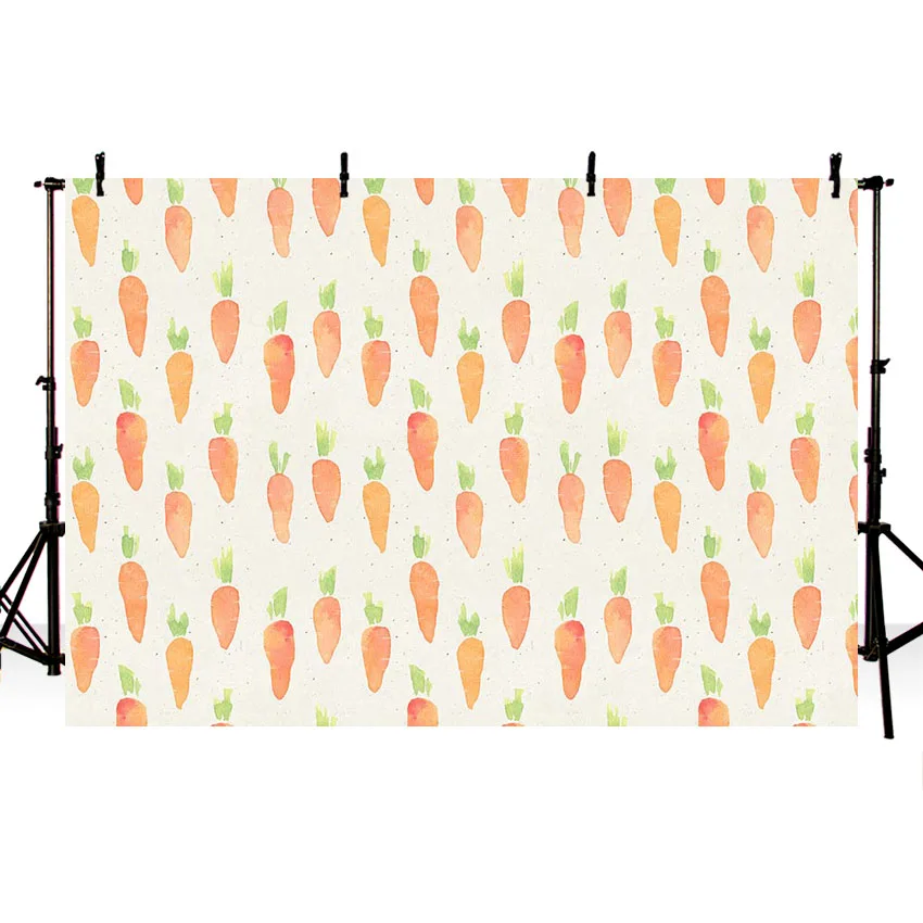 

Photography Backdrops Easter Cartoon Peter Rabbit Carrot Birthday Party Backdrop Background for Baby Photocall Photo Background