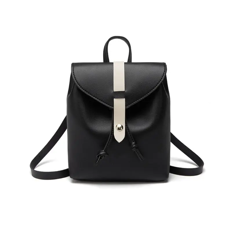 

Hot Sale Women's PU Leather Backpack Schoolbags Drawstring bag Shoulder Bag Satchel Rucksack